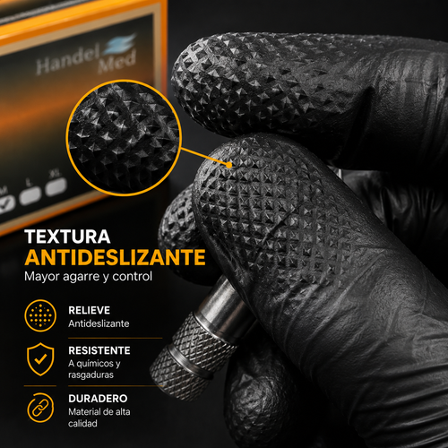 Guante de Nitrilo Texturizado