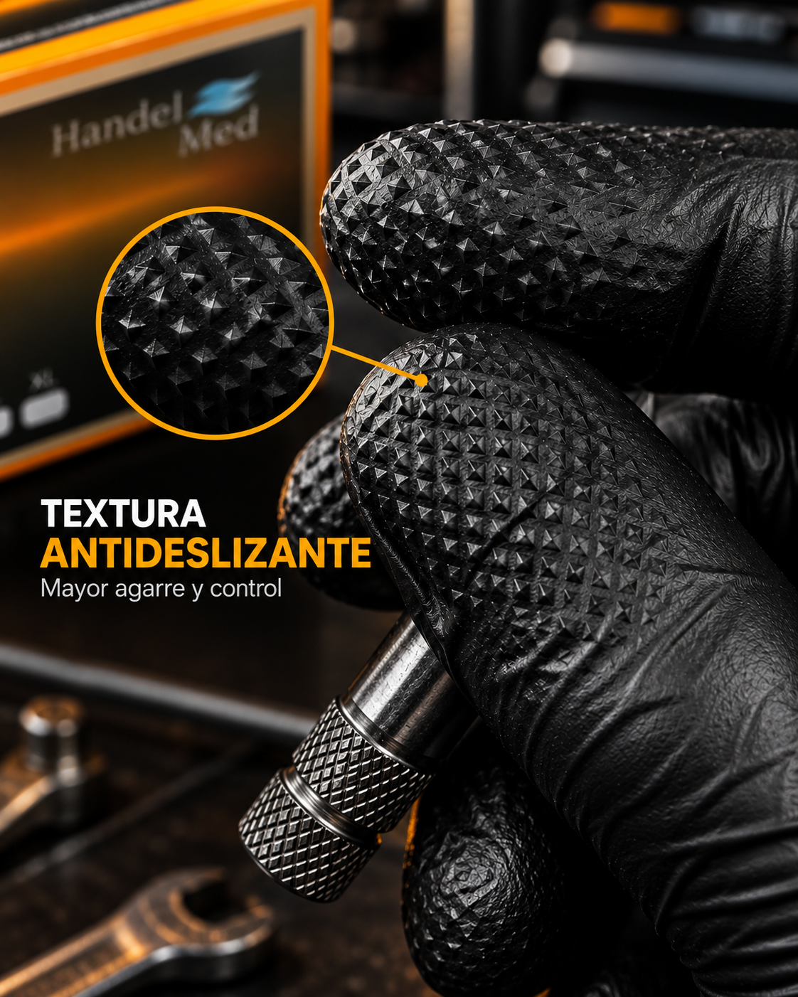 Guantes de Nitrilo Texturizados